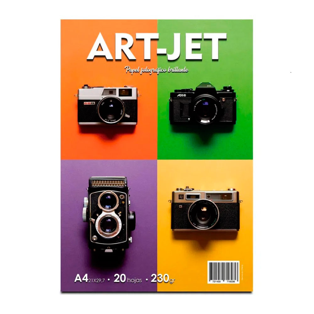 Art-jet A4 230 Grs Glossy X 20 Hojas