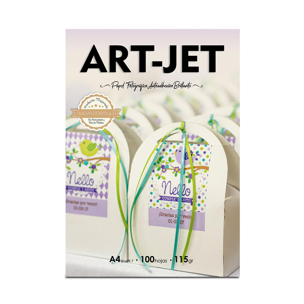 Art-jet A4 115 Grs Fotografico Adhesivo Glossy X 100 Hojas