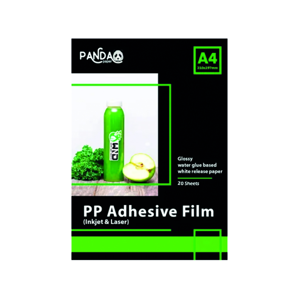 Panda A4 Polipropileno Adhesivo Glossy X 20 Hojas