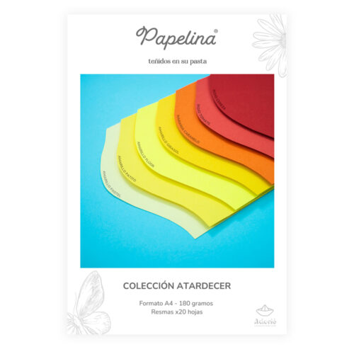 Adorie A4 180 Grs Papelina Rojo Tomate X 20 Hojas - Image 2