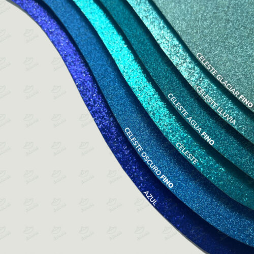 Adorie A4 230 Grs Gliterina Celeste Oscuro X 20 Hojas - Image 2