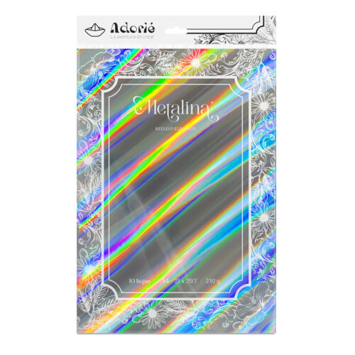 Adorie A4 230 Grs Metalina Tornasol X 10 Hojas