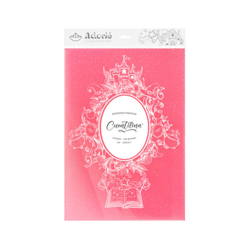 Adorie A4 230 Grs Cuentilina Rosa Neon Magico X10 Hojas