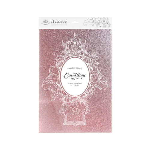 Adorie A4 230 Grs Cuentilina Rosa Romance X10 Hojas