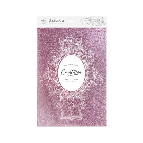 Adorie A4 230 Grs Cuentilina Rosa Fantasia X10 Hojas