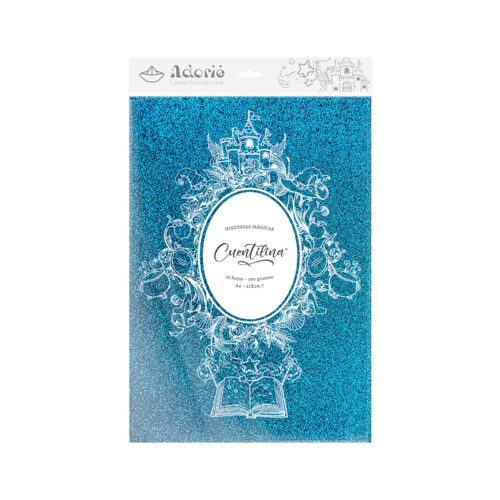 Adorie A4 230 Grs Cuentilina Azul Principe Encantador X10 Hojas