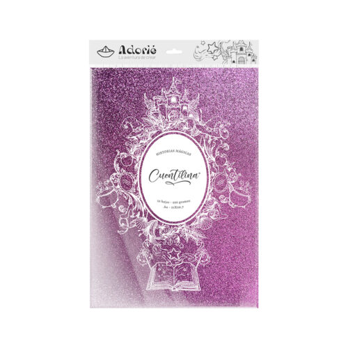Adorie A4 230 Grs Cuentilina Lila Magico X10 Hojas