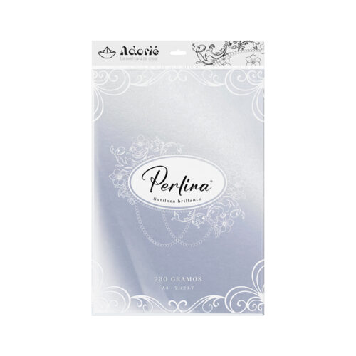 Adorie A4 230 Grs Perlina Blanco X20 Hojas