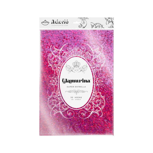 Adorie A4 Glamurina Rosa Britney X10 Hojas