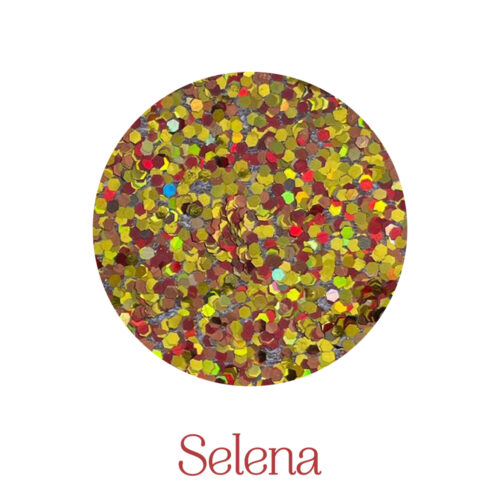 Adorie A4 Glamurina Dorado Y Rojo Selena X10 Hojas - Image 2