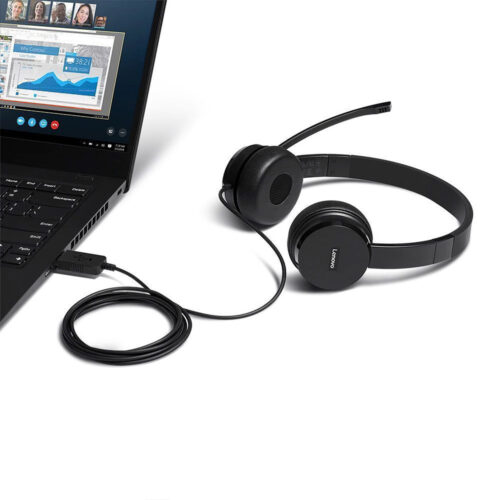 Headset Lenovo 100 Usb Stereo - Image 2