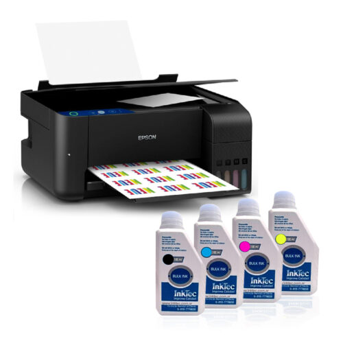 L3110 A4 Con Tintas Para Sublimar Fluo