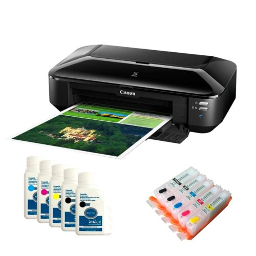 Canon Ix6810 A3 + Cartuchos Recargable Mas Tintas