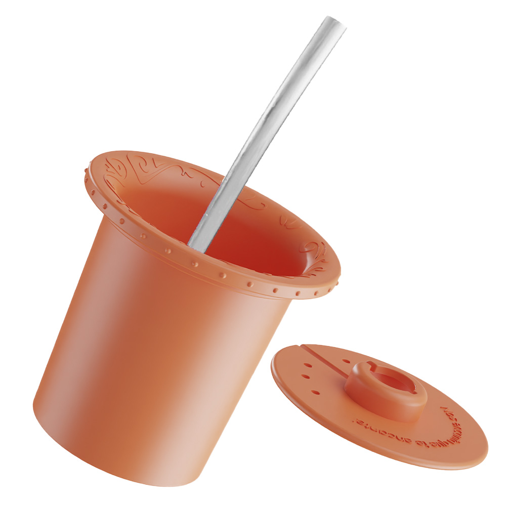 Mate Workat Parte Interna Naranja Otonal Coleccion Intensos