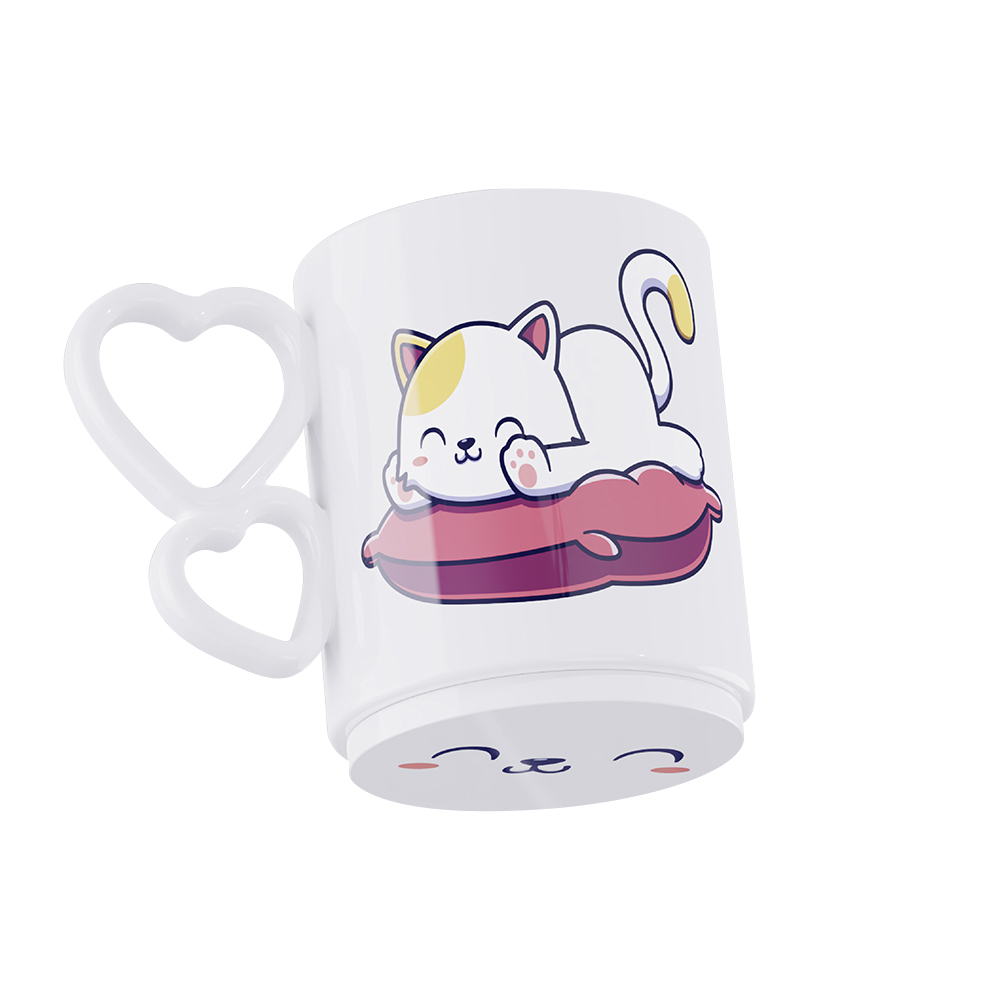 Taza Recta Workat Mimo Blanco Nube De Polimero Sublimable