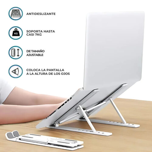 Soporte De Aluminio Global Para Notebook Hasta 18 Pulgadas - Image 2