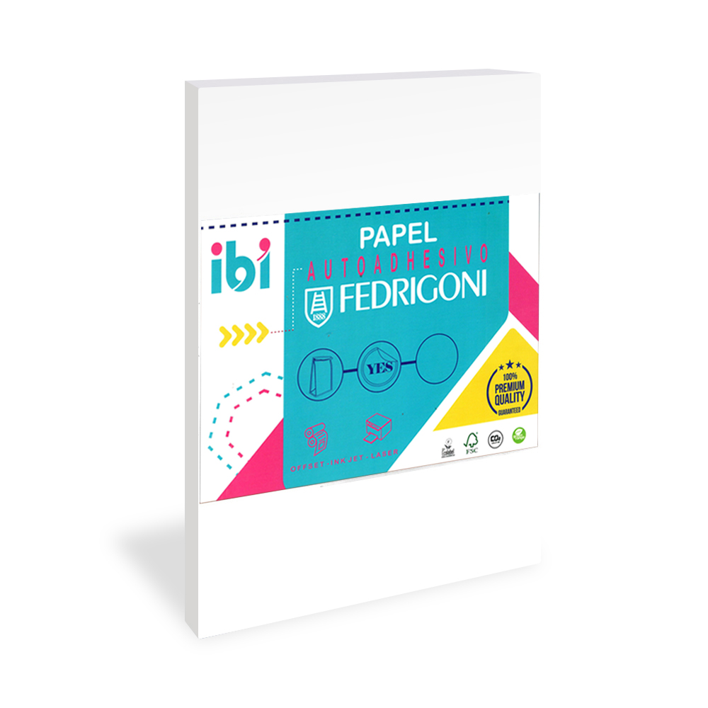 Papel Adhesivo Obra Ibi A4 184 Grs X 125 Hojas