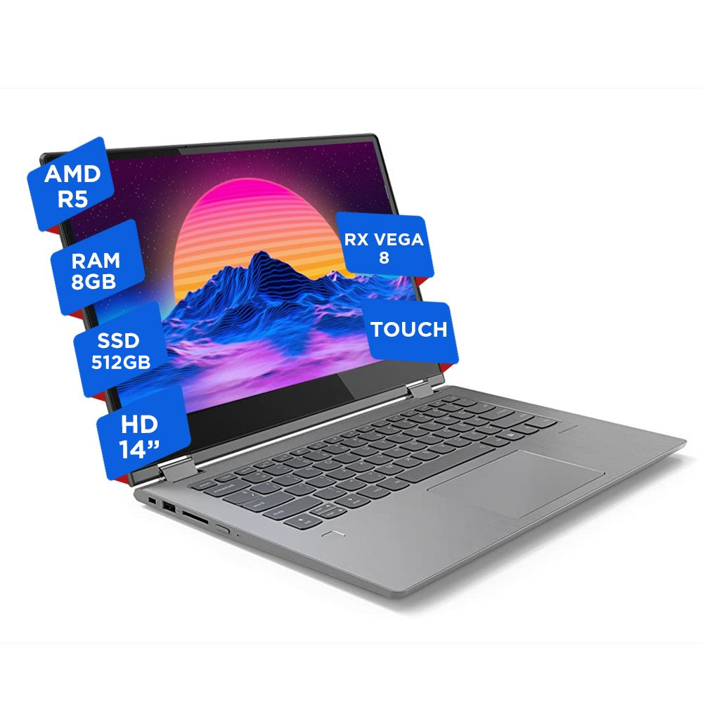 Lenovo Ip C340 R5-3500u 8gb 512 Ssd 14 Touch Freedos