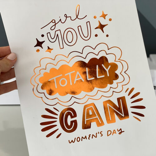 Transfer Foil Metalico Rojo 32cmx500cm - Image 2