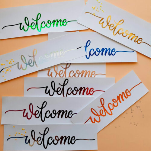 Transfer Foil Metalico Verde 32cmx500cm - Image 3