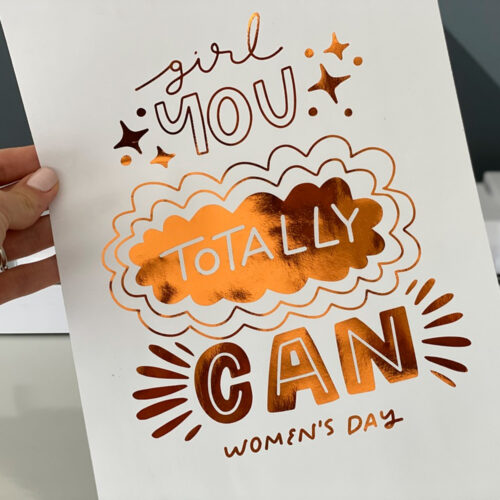 Transfer Foil Metalico Fucsia 32cmx500cm - Image 2