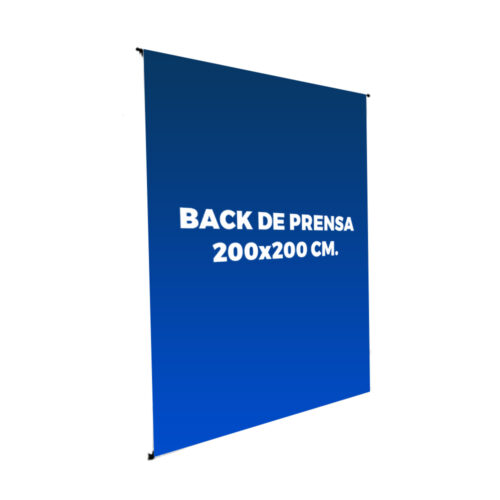 Back De Prensa Premium 200 X 200 Cm