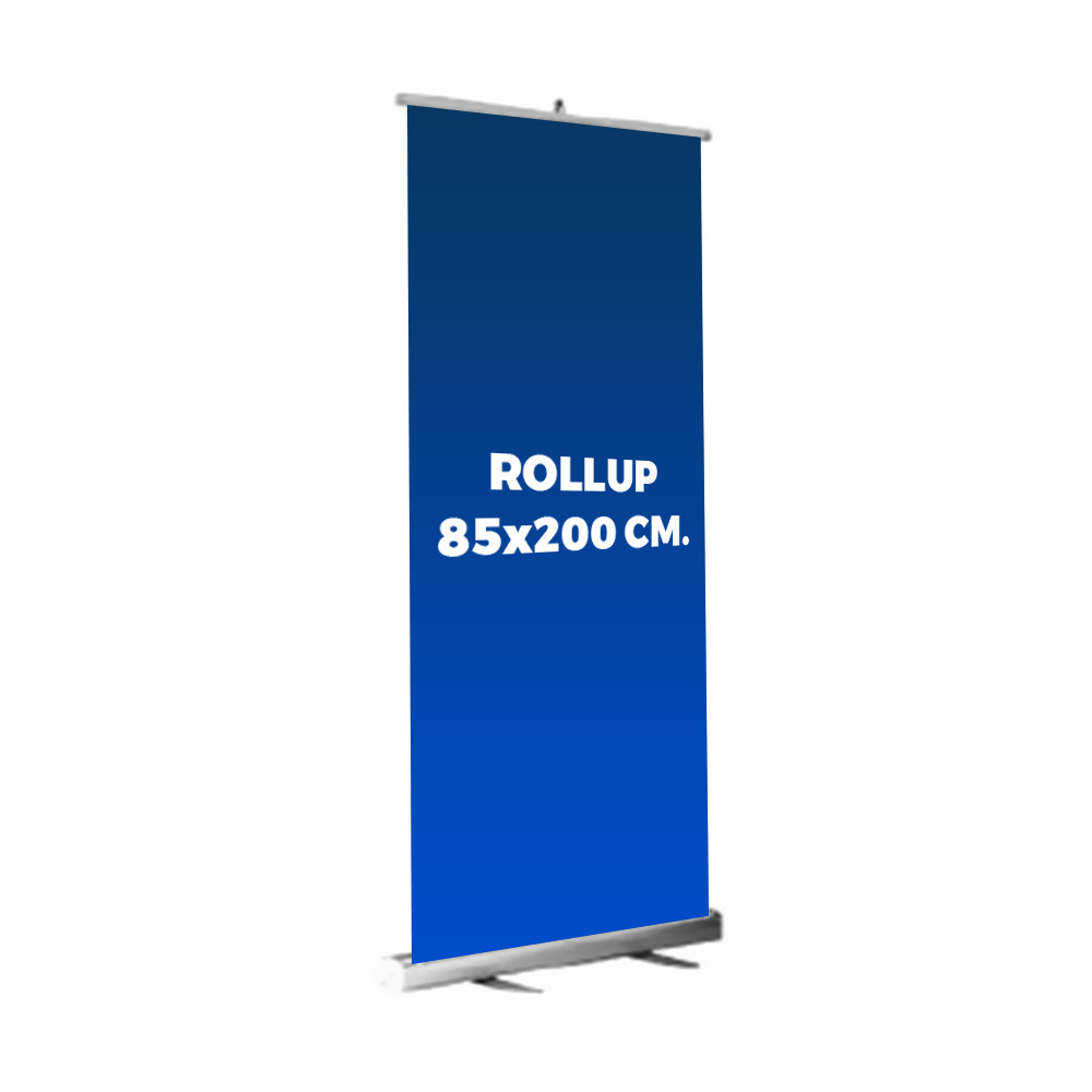 Porta Banner Roll Up 85x200 100 % Aluminio