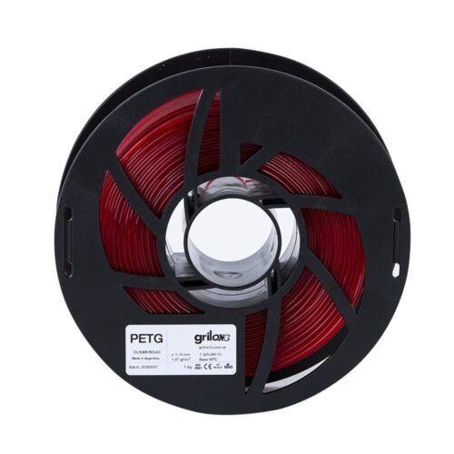 Petg Clear Rojo Grilon3 1.75 X 1 Kg - Image 2