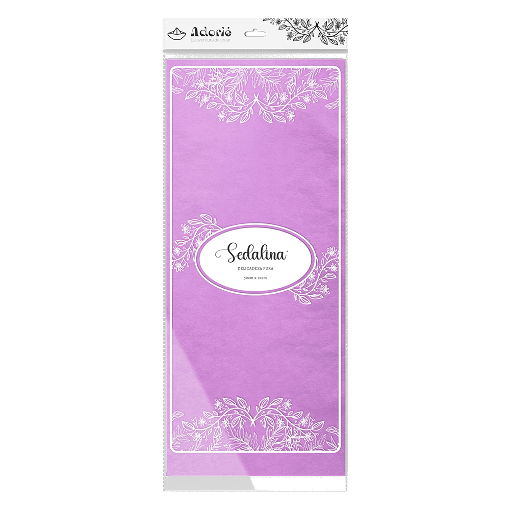 Adorie 50x70 Sedalina Lila X 25 Hojas