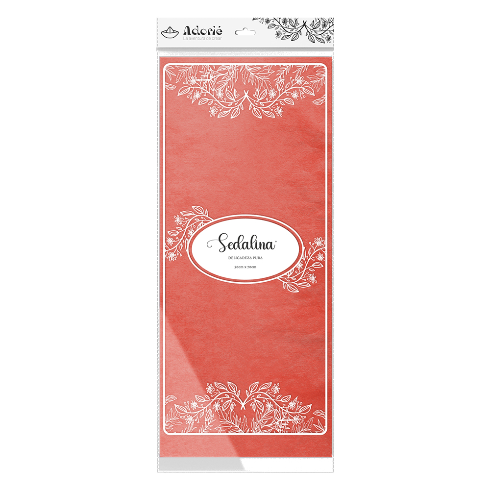 Adorie 50x70 Sedalina Coral X 25 Hojas